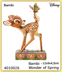    Disney Traditions Figuren                        4010026 Bambi  ENESCO                 
  Wonder of Spring Figurine 
                                                                                                   erhältlich im Kristallzentrum                                                                                       