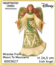     Disney Jim Shore Heartwood Creek                                                                          6003627   Weihnachten Irish Angel                    erhältlich im Kristallzentrum                                                                      