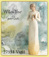  Vigil Luminary of Love "Nachtwache" 27538 Licht der Liebe  willow tree figuren 