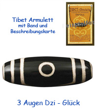  Tibet Amulett   Dzi Steine Achat   