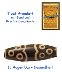   Tibet Amulett Dzi Steine Achat 