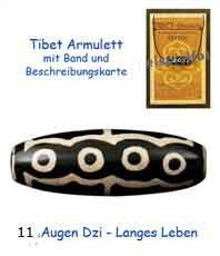   Tibet Amulett Dzi Steine Achat 