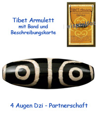   Tibet Amulett   Dzi Steine Achat  