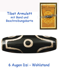   Tibet Amulett  Dzi Steine Achat  