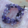    Armband Amethyst Carre 