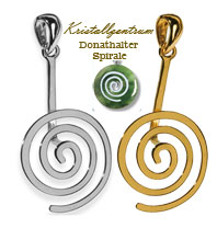 Anhänger Donuthalter Spirale Schmuck 