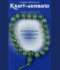     Kraftband  Malachit   Halbedelstein                                                                                                     