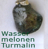   Wassermelonen Turmalin  Anhänger     