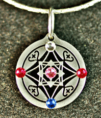    Amo Siegel   AMO Brüderlichkeit   Sakralchakra  02  Schmuckanhänger neue Chakren  aus Edelstahl Schutzamulett * Amulette kristallzentrum energetik energethik esoterik esoteric Schmuck jewellery   jewelery  jewelry pendant pendentif bijou bijoux Schmuck    einstein design  