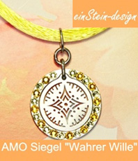    Amo Siegel 03 Wahrer Wille              Göttliche Ordnung                                    Solarplexus                                        "Energieschmuck                           ©einStein design "                                                                   