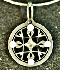   Amo Siegel   AMO Wieder Vereinigung  Wir Bewusst sein 9  09 Chakra  Schmuck Anhänger Edelstahl  Amulette symbolic charms 