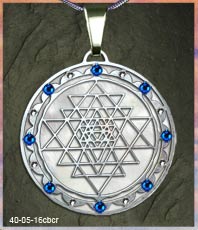  Sri Jantra Schmuck   Yantra   Schutzamulett    einstein design Schmuck aus Edelstahl  * Esoterik *    