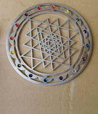                     Sri Yantra                                  Schutzamulett                   
 
                 ©einStein design                                                                      