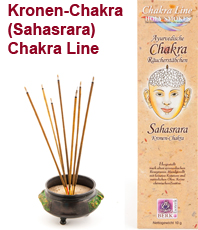   Kronen-Chakra (Sahasrara)  Räucherstäbchen Chakra  Line Berk                                                                                