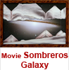    Sandbild      " Sombreros-Galaxy " 