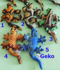   Geko Sandtiere   